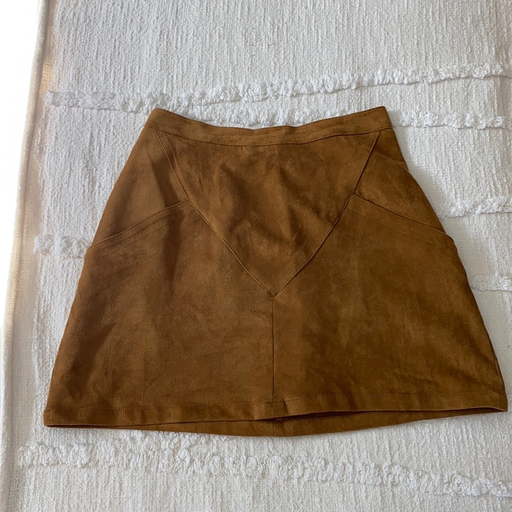 Suede Skirt